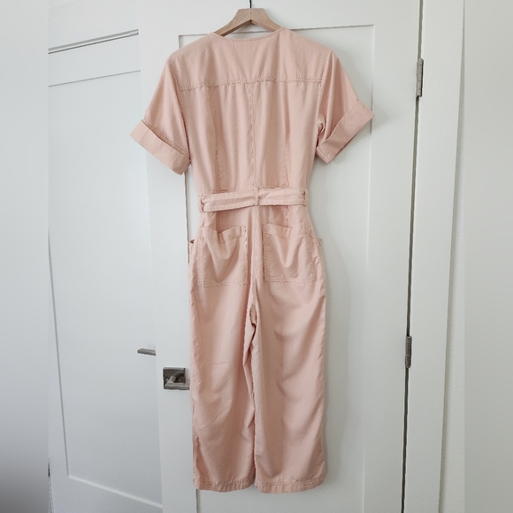 Madewell Top Stitched Coverall Jumpsuit Size 6 - Picture 6 of 11